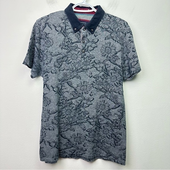 DENIM & Flower Slim Fit Floral Shirt Size Medium - Picture 1 of 8